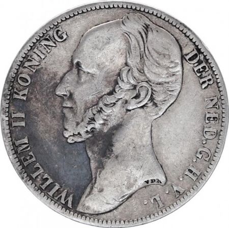 Pays-Bas 1 Gulden Guillaume III - 1847