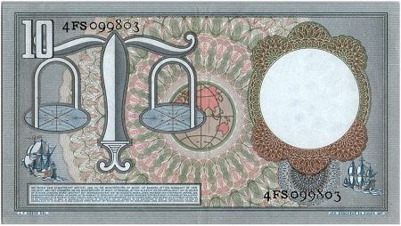 Pays-Bas 10 Gulden -  H. De Groot - 1953