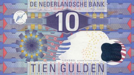 Pays-Bas 10 Gulden Design géométrique - 1997  Neuf