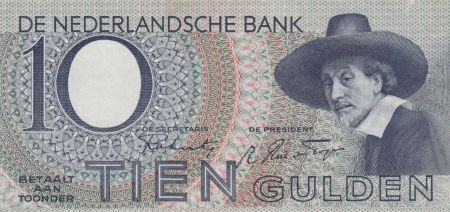 Pays-Bas 10 Gulden Homme au chapeau - 1943 - TTB + - P.59