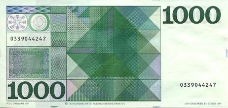 Pays-Bas 1000 Gulden Barush D\'Espinoza - 1972