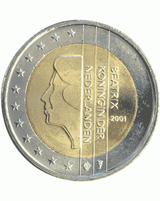 Pays-Bas 2 euros - Pays-Bas 2001