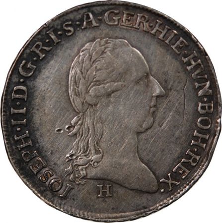 Pays-Bas Autrichiens PAYS-BAS AUTRICHIENS, JOSEPH II - 1/4 COURONNE - 1788 H (GUNTZBOURG))