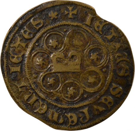 Pays-Bas Bourgogne, Jean sans Peur - Jeton Laiton au Briquet - 1404-1419