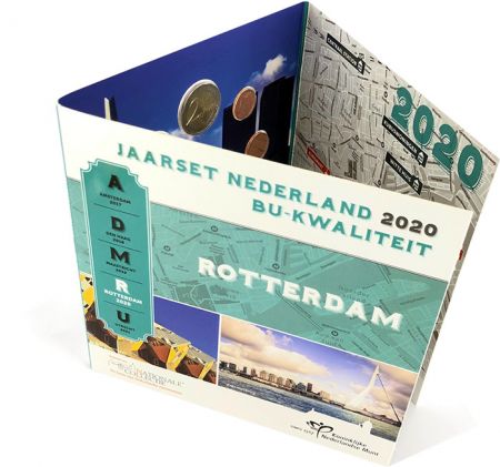 Pays-Bas Coffret BU Euro Pays-Bas 2020 - Rotterdam