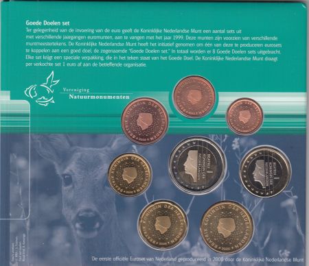 Pays-Bas Coffret BU Pays-Bas 2000 - 8 monnaies en euro