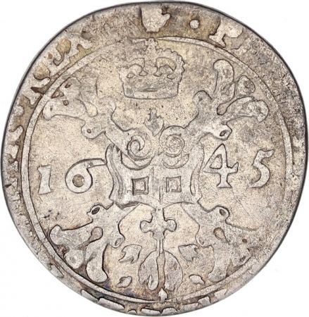 Pays-Bas Espagnol 1/4 Patagon Armoiries - Anvers 1645