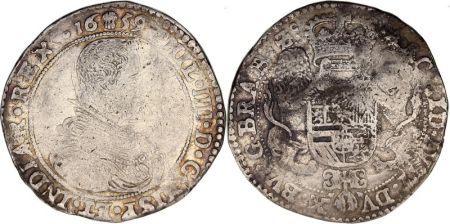 Pays-Bas Espagnol 1 Ducaton Armoiries - Philippe IV - Bruxelles 1659