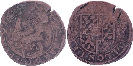 Pays-Bas Espagnol 1 liard, Ferdinand de Bavière - Province de liège - 1612-50