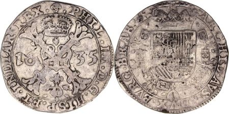Pays-Bas Espagnol 1 Patagon Armoiries - Bruxelles 1635