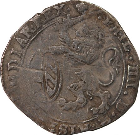 Pays-Bas Espagnol PAYS-BAS ESPAGNOLS  DUCHÉ DE BRABANT  PHILIPPE IV - ESCALIN AU LION 1623