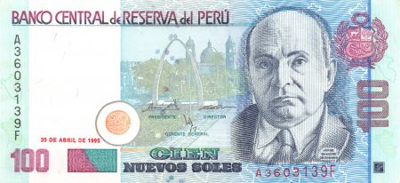 Pérou PEROU - 100 NUEVOS SOLES 1995 - JORGE BASADRE