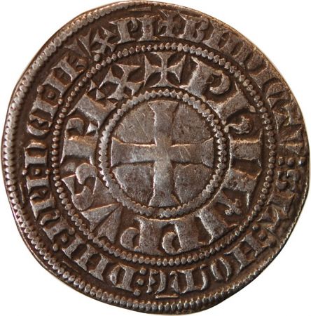 PHILIPPE IV LE BEL - Gros Tournois à l\'O long et au Lis 1290 / 1303