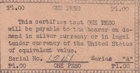 Philippines 1 Peso - Apayao - 1943 - P.S124