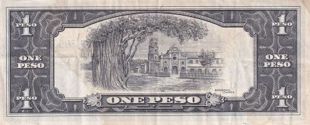 Philippines 1 Peso - Mabini - Eglise - 1949 - TTB - P.133f