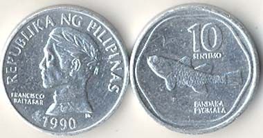 Philippines 10 Sentimo 1987-1992 KM.240.2
