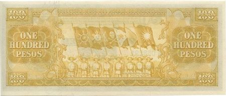 Philippines 100 Pesos Tandang Sora - Soldats et drapeaux