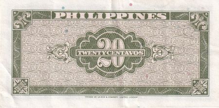 Philippines 20 Centavos - Vert - ND - P.129a