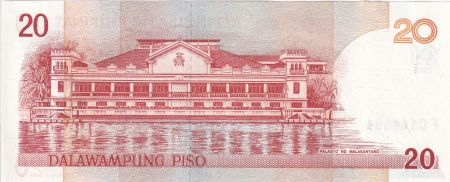 Philippines 20 Piso - M.L. Quezon - Palais Malakanyang - 2012 - P.182