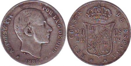 Philippines 20 Sentimo  - 1885