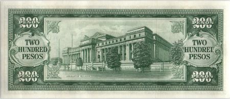 Philippines 200 Pesos - Manuel Quezon - 1949
