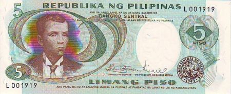 Philippines 5 Piso A. Bonifacio