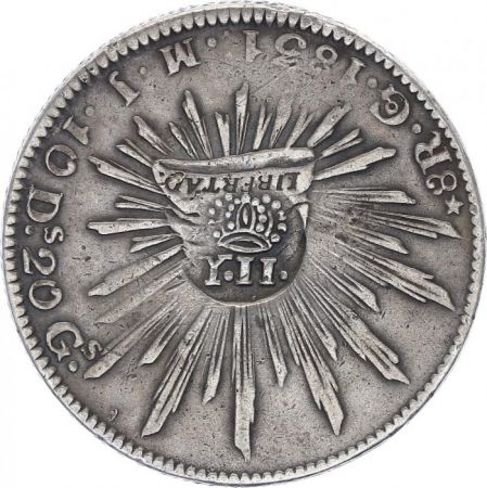 Philippines 8 Réales Contremarque - Isabel II - 1834