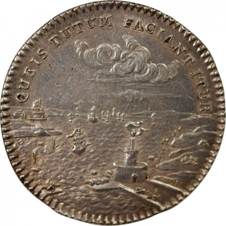PICARDIE  CHAMBRE DE COMMERCE  JETON ARGENT 1761