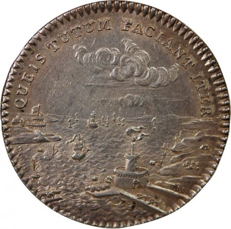 PICARDIE  CHAMBRE DE COMMERCE  JETON ARGENT 1761