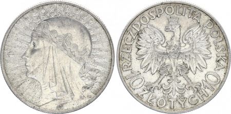 Pologne 10 Zlotych - 1932 - Reine Jadwiga - TTB+
