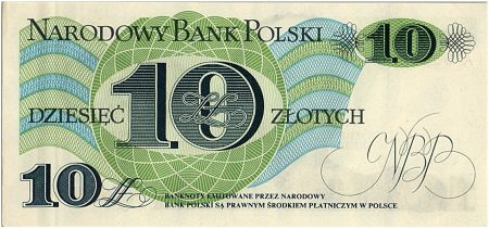 Pologne 10 Zlotych - Jozef Bem - 1982