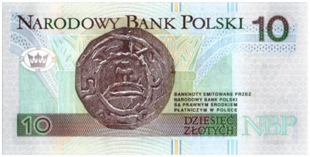 Pologne 10 Zlotych 1994 -  Mieszko 1er
