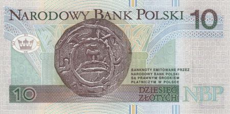 Pologne 10 Zlotych Mieszko 1er - 1994