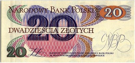 Pologne 20 Zlotych  -  Romuald Traugutt - 1982