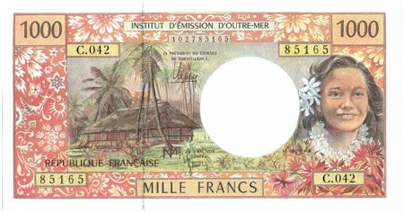 Polynésie Fr. 1000 Francs Tahitienne - Hibiscus - 2010 alph 41 à 49