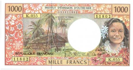 Polynésie Fr. 1000 Francs Tahitienne - Hibiscus - 2013