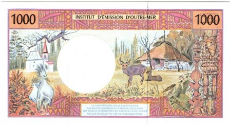 Polynésie Fr. 1000 Francs Tahitienne - Hibiscus - Spécimen Jurgensen - 1985