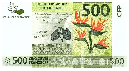 Polynésie Fr. 500 Francs Polynésie française - Feuilles de Kava - 2019