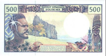 Polynésie Fr. 500 Francs Polynésien - Pirogue - 2002 alph F.9