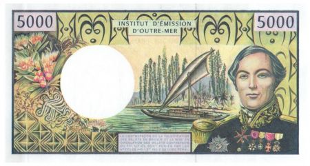 Polynésie Fr. 5000 Francs Bougainville - Trois-mâts - 2002 alph T.8