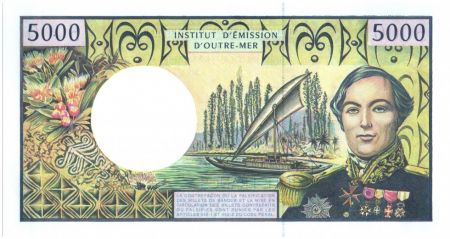 Polynésie Fr. 5000 Francs Bougainville - Trois-mâts - 2005 alph A.11