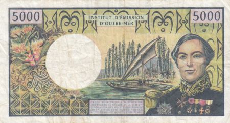 Polynésie Fr. 5000 Francs Bougainville - Trois-mâts - 2010  alph L.014 - TTB