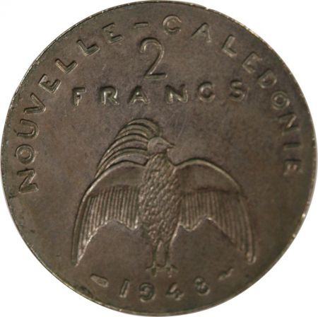 Polynésie Fr. NOUVELLE-CALEDONIE - 2 FRANCS 1948 ESSAI