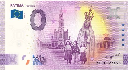 Portugal 0 EURO SOUVENIR - Fatima 2023
