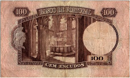 Portugal 100 Escudos, Pedro Nunes  - 1950 - P.159 - TB+