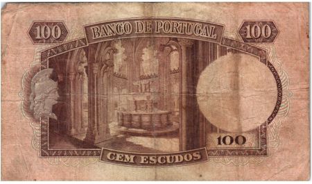 Portugal 100 Escudos 1950 - Pedro Nunes - Série BIF 14462
