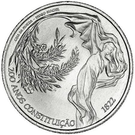 Portugal 2,50 EUROS 2022 - 200 ans de la Constitution de 1822
