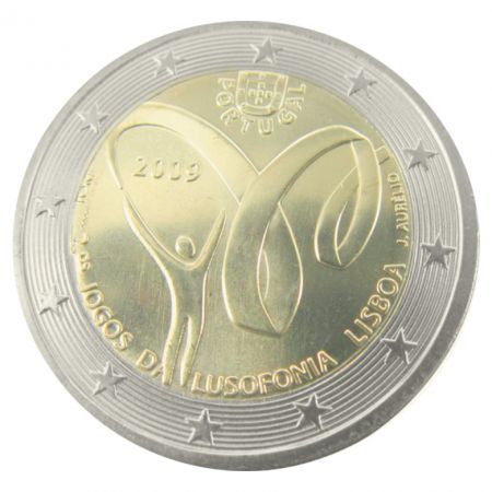 Portugal 2 Euros Commémorative - Portugal 2009 - Jeux de Lusophonie