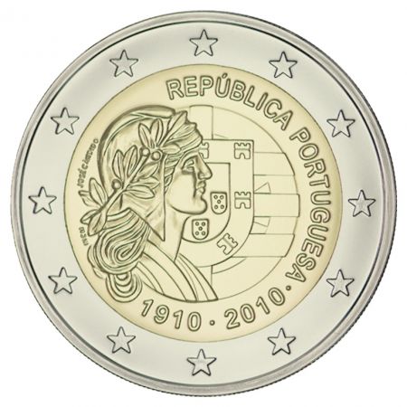 Portugal 2 Euros Commémorative - Portugal 2010 - 100 ans République portugaise