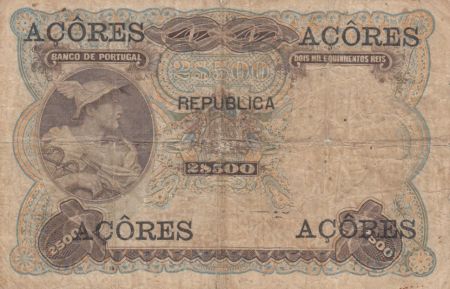 Portugal 2500 Reis - Albuquerque - 1909 - TB - P.8a
